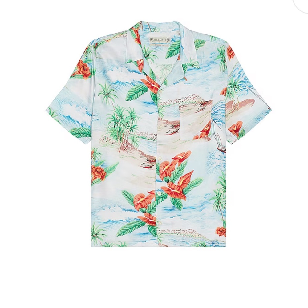 ALLSAINTS Catalina shirt, XXL relaxed fit shirt.